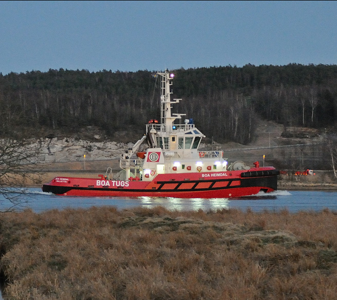 Bogserbåten Boa Heimdal