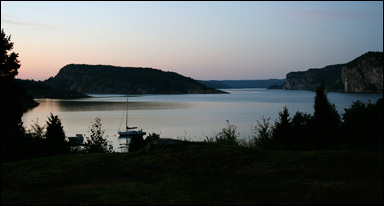 Vy &ouml;ver Gullmarsfjorden